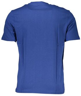 North Sails Cirkel Logo T-shirt Korte Mouw Ronde Hals - maat 2XL Middelblauw