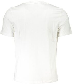 North Sails Cirkel Logo T-shirt Korte Mouwen Ronde Hals - maat XL Wit