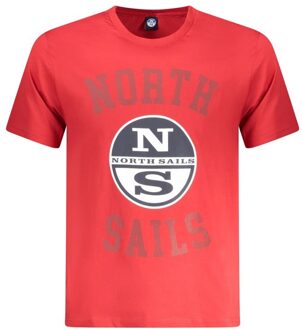 North Sails Collegiale Logo T-shirt Korte Mouw Lichtroze - 2XL