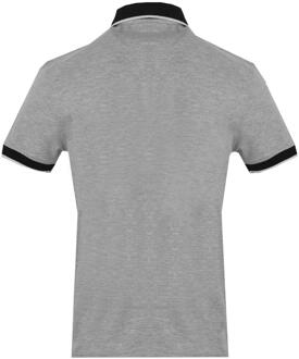 North Sails Contrast Collar Grey Polo - maat Grijs