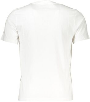 North Sails Crew Neck Korte Mouwen T-shirt Klassiek Logo T-shirt - maat 3XL Ivoor