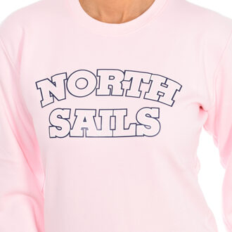 North Sails Dames sweatshirt met lange mouwen en ronde hals 9024210 Roze