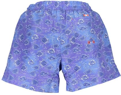 North Sails Geprinte zwemshorts Middelblauw - S