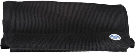 North Sails Geribbelde Gebreide Sjaal No16319 Zwart
