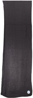 North Sails Geribbelde Gebreide Sjaal Zwart - One Size