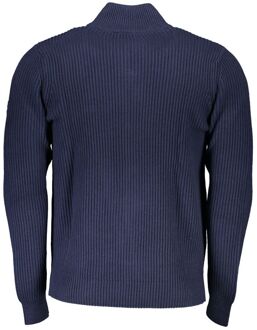 North Sails Geribbelde Rits-Cardigan Model No23338 Donkerblauw - 2XL