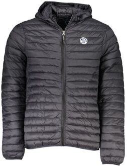 North Sails Gevouwen Gewatteerde Jas met Kap - maat XL Donkergrijs