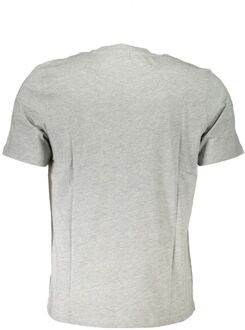 North Sails Grafische T-shirt Korte Mouw Ronde Hals Zilver - S