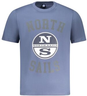North Sails Grafische T-shirt Korte Mouwen Ronde Hals Donkergrijs - 3XL