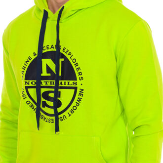 North Sails Hoodie 9022980 man Groen