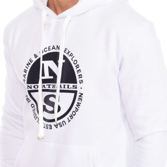 North Sails Hoodie 9022980 man - maat 2XL Wit