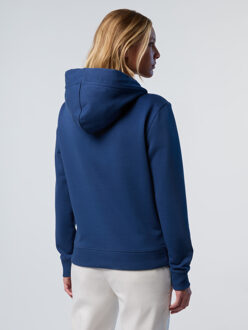 North Sails Hoodie V-hals met North Sails-print Donkerblauw - XS