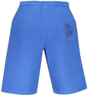 North Sails Katoenen Drawstring Shorts Hemelsblauw
