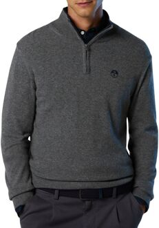 North Sails Knit Half Zip Sweater Heren - M