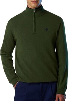 North Sails Knit Half Zip Sweater Heren - XL