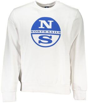 North Sails Kompas Logo Sweater Ns2311 Wit - 3XL