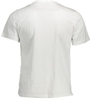 North Sails Kompas Logo T-shirt Korte Mouw Ronde Hals - maat Wit
