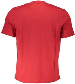 North Sails Korte Mouw Crew Neck T-shirt - maat Klaproos