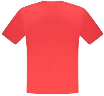 North Sails Korte Mouw Crew Neck T-shirt - maat L Rood