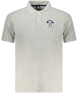 North Sails Korte Mouw Polo Shirt Klassieke Pasvorm - maat 2XL Lichtgrijs