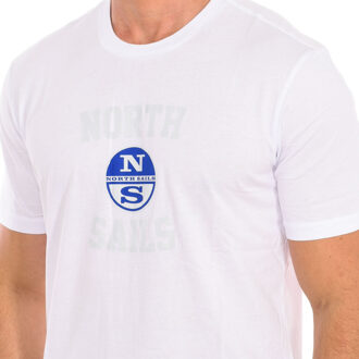 North Sails Korte mouwen t-shirt 9024000 man - maat S Wit