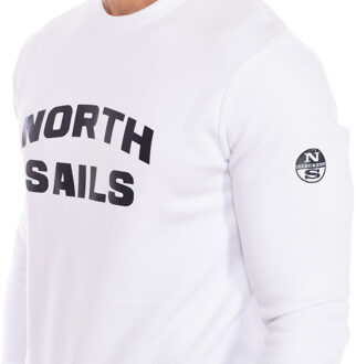 North Sails Langarm crewneck sweatshirt 9024170 heren - maat Wit