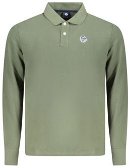 North Sails Lange Mouwen Polo Top - maat Salie Groen