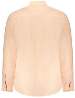 North Sails Linnen Bandkraag Shirt Perzik - XL