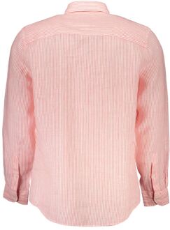 North Sails Linnen Hemd Roze Streep Koraal - XL