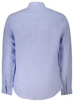 North Sails Linnen Knopen Shirt - maat L Lichtblauw