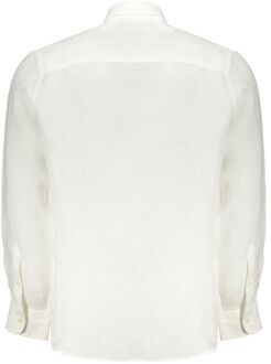 North Sails Linnen Shirt Klassieke Pasvorm Wit - M