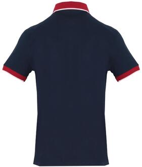North Sails marineblauwe polo met contrasterende kraag