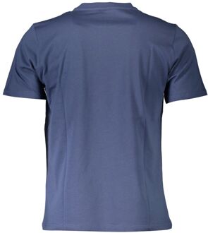 North Sails Ns Logo T-shirt met Korte Mouwen - maat M Middelblauw