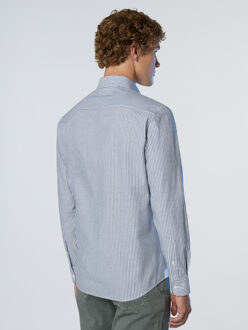 North Sails Oxford Overhemd Gestreept Grijs - XS