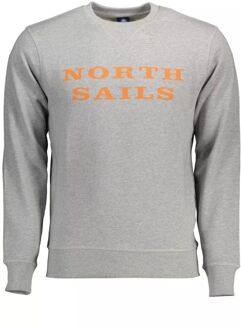 North Sails Ronde Hals Sweater Classic Logo - maat 2XL Grijs