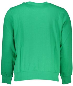 North Sails Ronde Hals Sweatshirt Klassieke Stijl Limoengroen - 2XL
