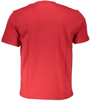 North Sails Script Logo Korte Mouwen T-shirt - maat S Klaproos