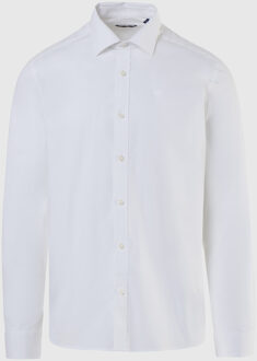 North Sails Shirt Stretch poplin - maat XS Wit