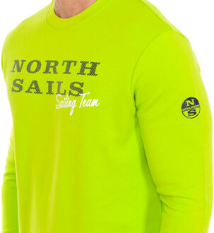 North Sails Sweater met lange mouwen en ronde hals 9022970 heren - maat Groen