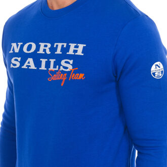 North Sails Sweater met lange mouwen en ronde hals 9022970 heren - maat M Blauw