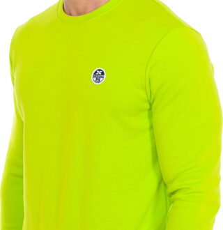 North Sails Sweater met lange mouwen en ronde hals 9024070 heren - maat 2XL Groen