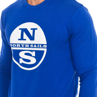 North Sails Sweater met lange mouwen en ronde hals 9024130 heren Zwart