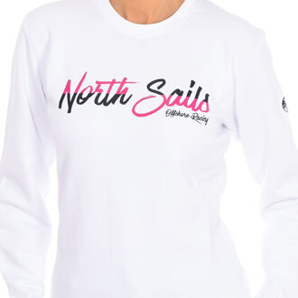 North Sails Sweater met lange mouwen en ronde hals 9024250 dames Wit