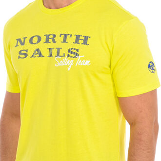 North Sails T-shirt korte mouw 9024030 man - maat XL Geel