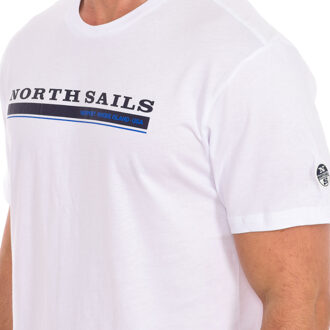 North Sails T-shirt korte mouw 9024040 man Wit - 2XL