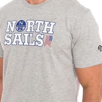 North Sails T-shirt korte mouw 9024110 man - maat XL Grijs