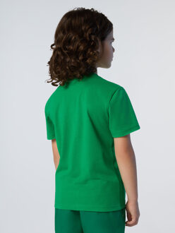 North Sails T-shirt Logo afdrukken Licht Groen