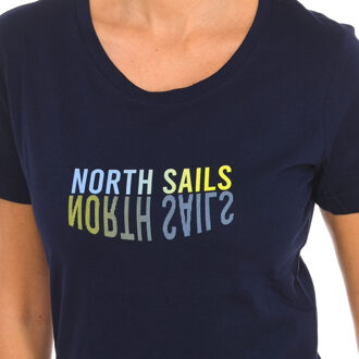 North Sails T-shirt met korte mouwen 9024290 dames Blauw - L