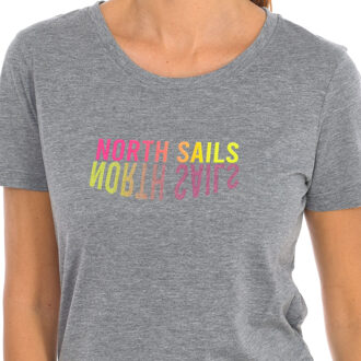 North Sails T-shirt met korte mouwen 9024290 dames Grijs - XL