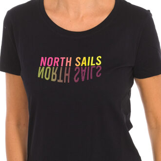 North Sails T-shirt met korte mouwen 9024290 dames - maat S Zwart